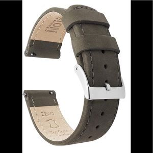 18mm Espresso - Barton Quick Release watch Strap